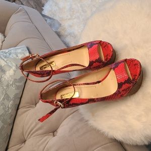 Muticolored Jessica Simpson heels